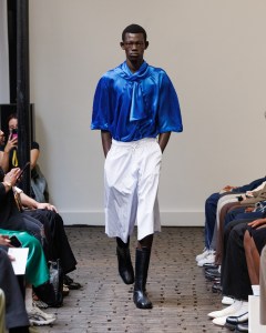 Bianca Saunders Spring 2025 Men's Collection at Paris Fashion Week