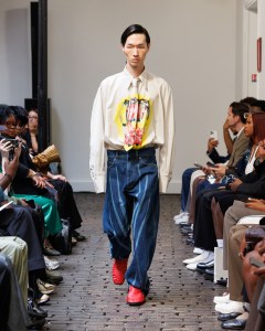 Bianca Saunders Spring 2025 Men's Collection at Paris Fashion Week