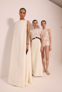 Backstage at Christian Dior Fall 2024 Couture at Paris Fashion Week