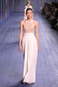 Christian Dior Fall 2024 Couture collection at Couture Fashion Week.