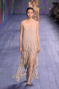 Christian Dior Fall 2024 Couture collection at Couture Fashion Week.