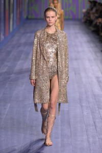 Christian Dior Fall 2024 Couture collection at Couture Fashion Week.