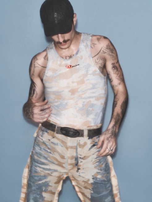 Diesel named Damiano David, the lead vocalist for the Italian rock band Måneskin, its first-ever global male ambassador. 