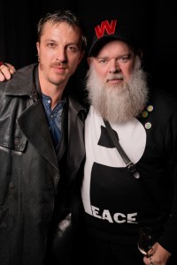 Glenn Martens and Walter Van Beirendonck at the Dries Van Noten Spring 2025 ready-to-wear show