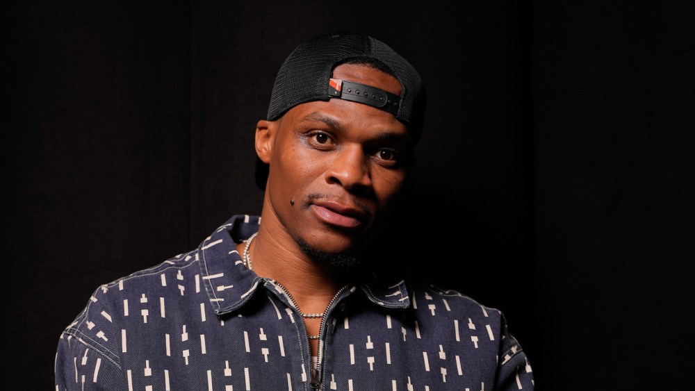 Russell Westbrook at the Dries Van Noten Spring 2025 ready-to-wear show