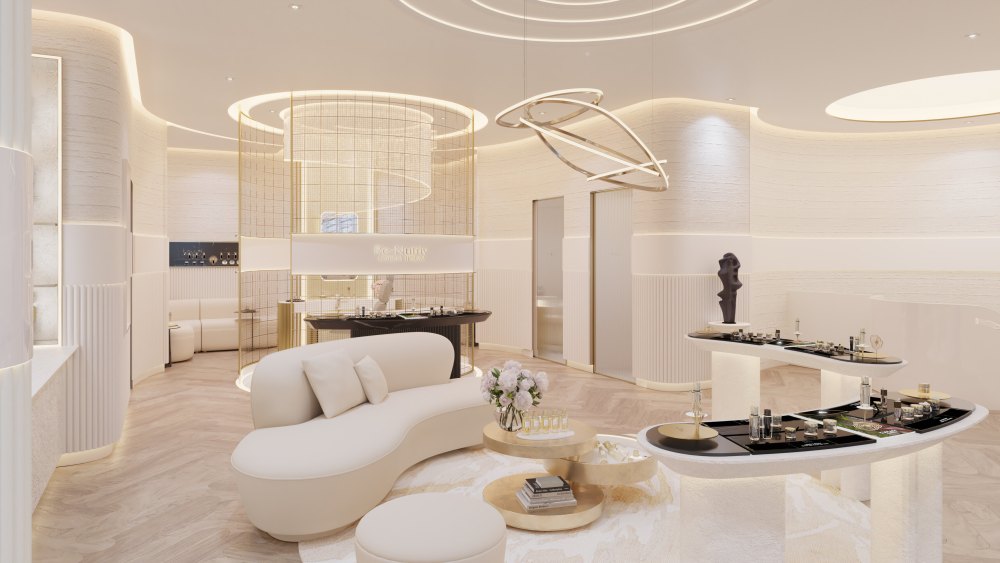Estée Lauder Skin Longevity Institute rendering
