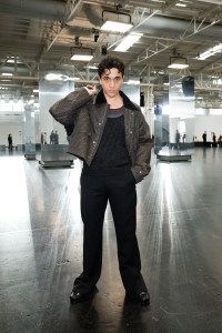 Tananai at the Fendi Spring 2025 Men’s ready-to-wear show