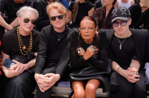 Michèle Lamy and Guests at at Rick Owens Spring 2025 Men's Show Photos