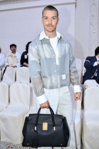 Will Poulter at Thom Browne Fall 2024 Couture at Paris Fashion Week