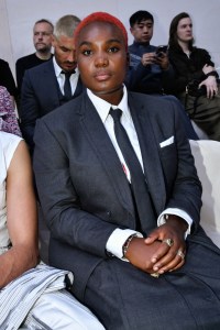 Arlo Parks at Thom Browne Fall 2024 Couture at Paris Fashion Week