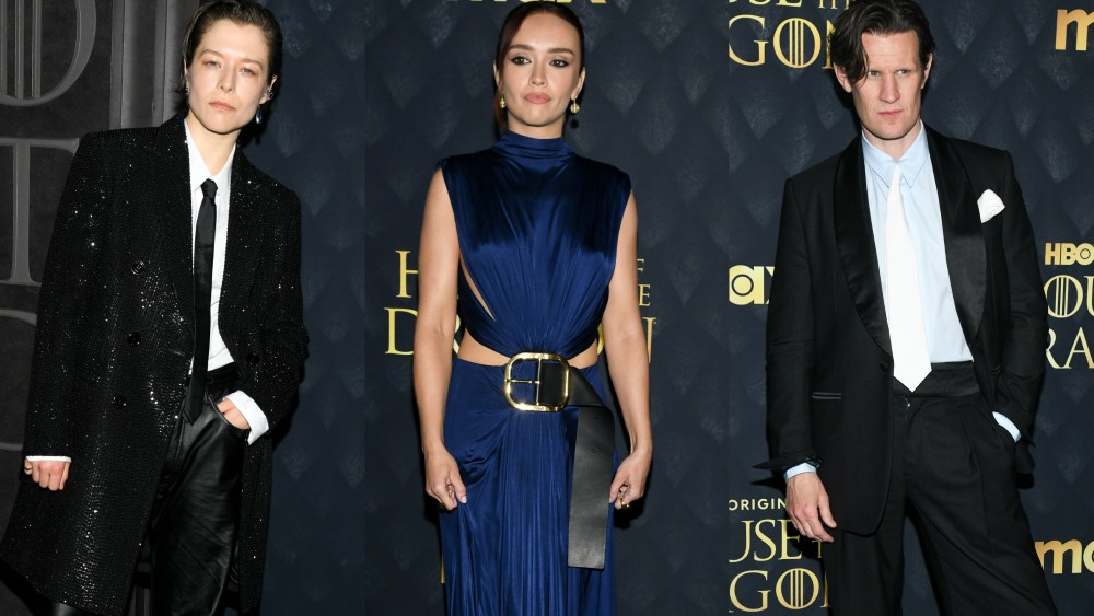 emma d'arcy, olivia cooke, matt smith, house of the dragon, season two, red carpet premiere