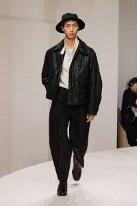 Menswear Trends at Paris Fashion Week Men’s Spring 2025: Leather