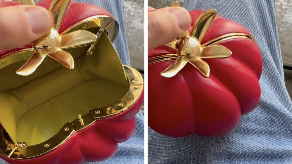 Jonathan Anderson Turns Viral 'Loewe' Tomato Meme Into a Luxury Clutch
