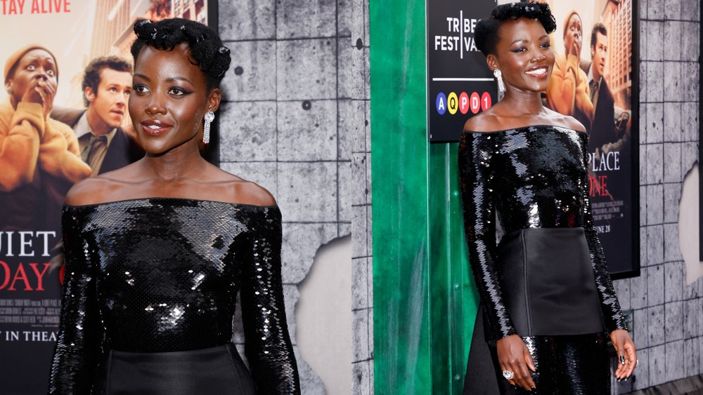 Lupita Nyong'o at the "A Quiet Place: Day One" New York Premiere held at AMC Lincoln Square on June 26 in New York.