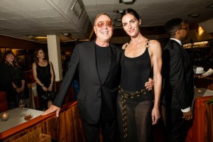 Hilary Rhoda and Michael Kors