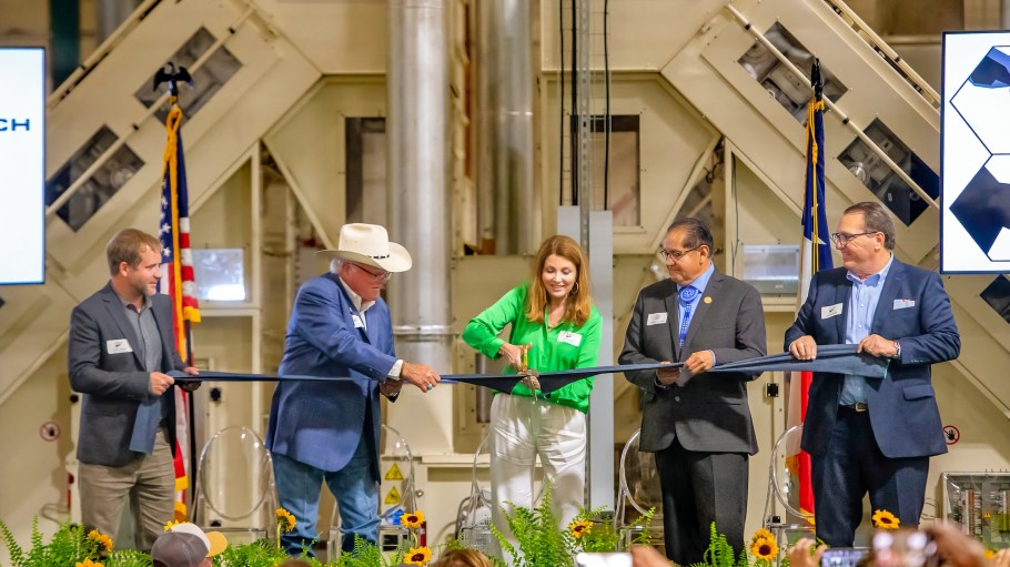 Panda Biotech’s flipped the switch on its 500,000 square foot Panda Hemp Gin facility in Wichita Falls, Texas last week.