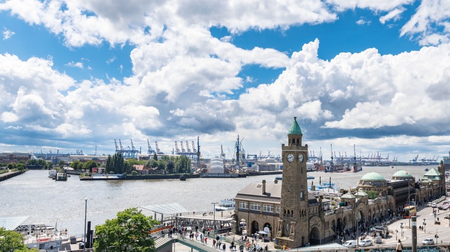 The Port of Hamburg.