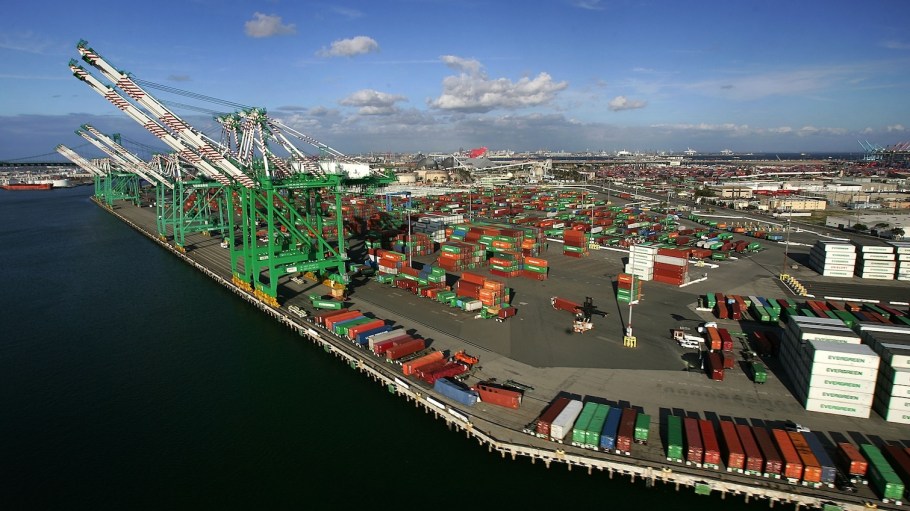 U.S. ports handled 2.02 million TEUs in April, a 13 percent annual jump over last year and ahead of prior projections of 1.96 million TEUs.