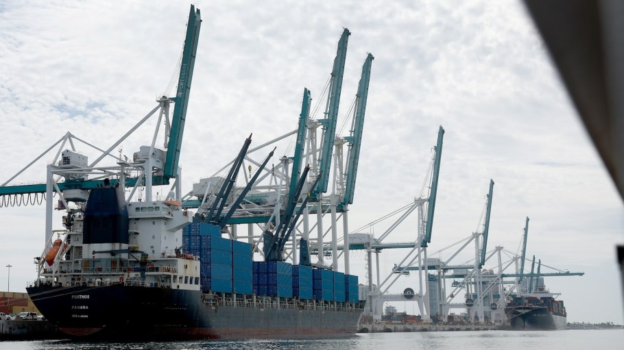 The union is walking away from the table due to one of its recurring sticking points in negotiations—the use of automation at ports like PortMiami, seen here.