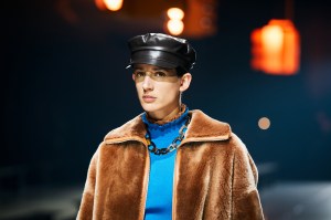 A preview of the Hermès Fall 2024 ready-to-wear collection showing at Pier 36 in New York.