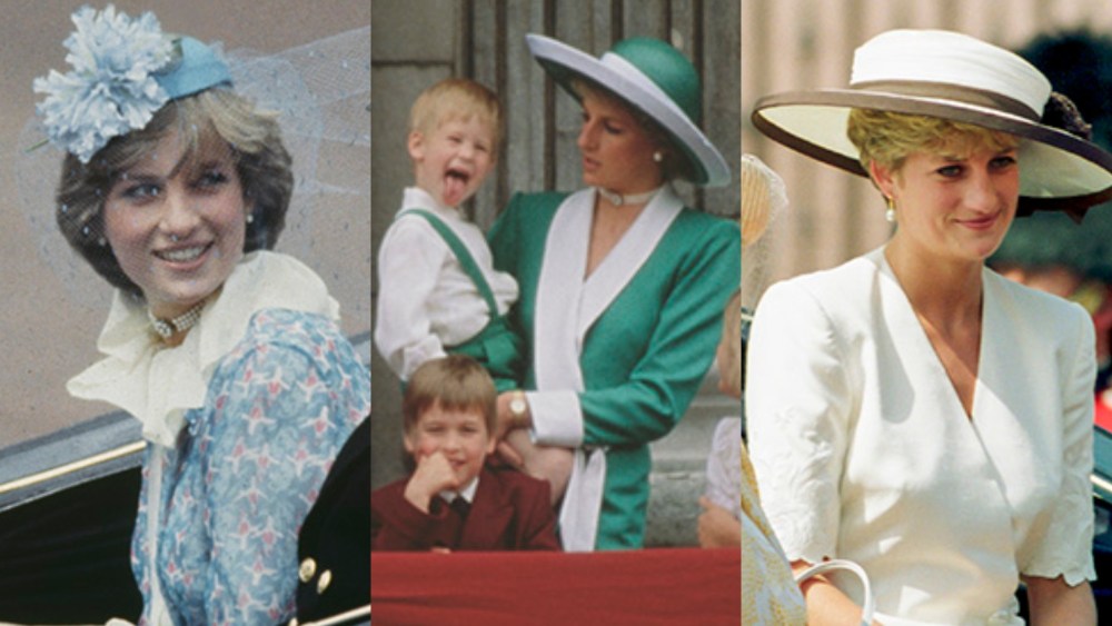 princess diana, trooping the colour