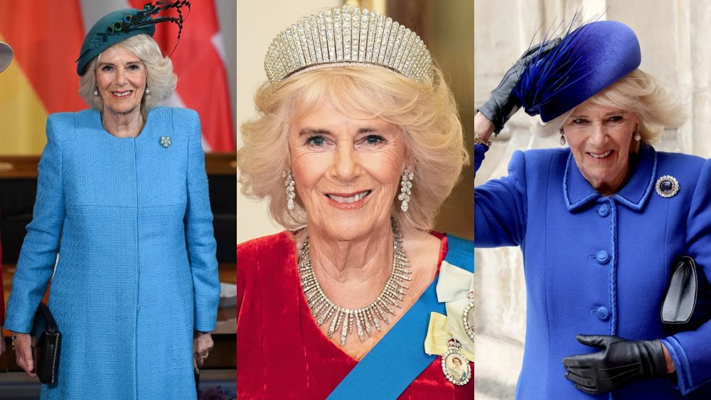 Queen Camilla, Queen Elizabeth II, jewelry, tiaras, brooches
