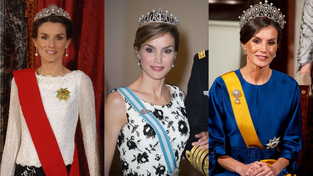 queen letizia, tiaras