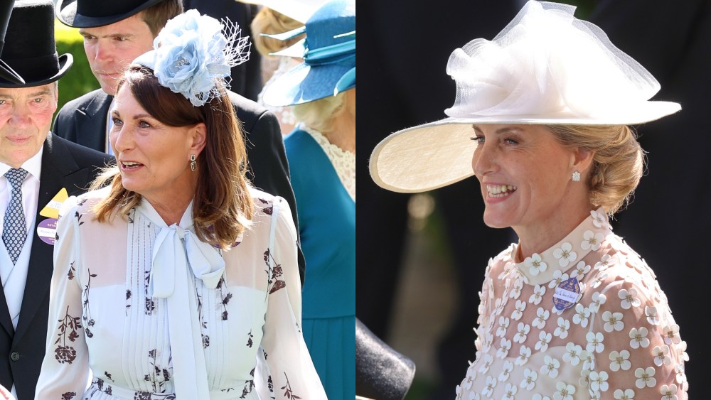 Carole Middleton, left, and Sophie, Duchess of Edinburgh attend Royal Ascot on June 19 in Ascot, England.