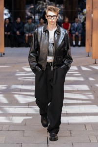 Menswear Trends at Paris Fashion Week Men’s Spring 2025: Leather