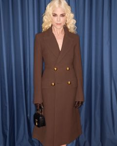 A look at Selma Blair getting ready for the the Ami show in Paris, France.