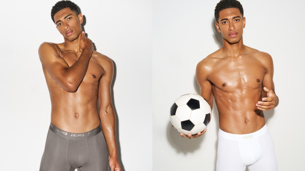 Jude Bellingham Models Skims Men's Cotton and Stretch Collections in New Campaign [PHOTOS]