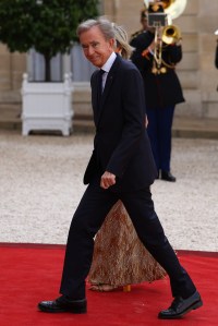 Anne Dewavrin and Bernard Arnault