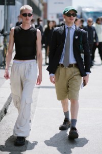 Street style at Milan Fashion Week Men’s Spring 2025