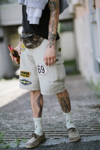 Street style at Milan Fashion Week Men’s Spring 2025
