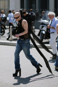 Street style at Milan Fashion Week Men’s Spring 2025