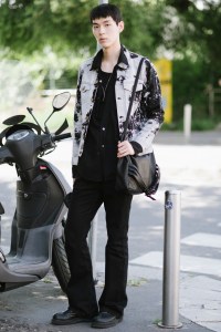Street style at Milan Fashion Week Men’s Spring 2025