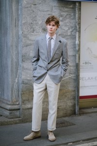 Street style at Milan Fashion Week Men’s Spring 2025