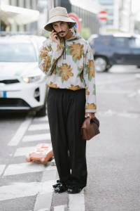Street style at Milan Fashion Week Men’s Spring 2025