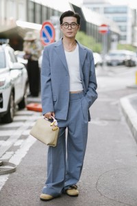 Street style at Milan Fashion Week Men’s Spring 2025