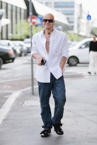 Street style at Milan Fashion Week Men’s Spring 2025