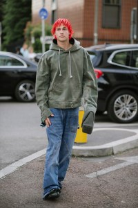 Street style at Milan Fashion Week Men’s Spring 2025