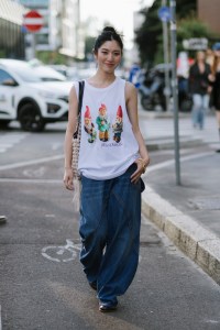 Street style at Milan Fashion Week Men’s Spring 2025
