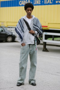 Street style at Milan Fashion Week Men’s Spring 2025