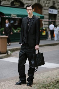Street style at Milan Fashion Week Men’s Spring 2025