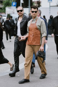 Street style at Milan Fashion Week Men’s Spring 2025