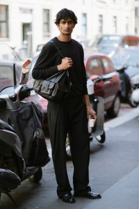 Street style at Milan Fashion Week Men’s Spring 2025