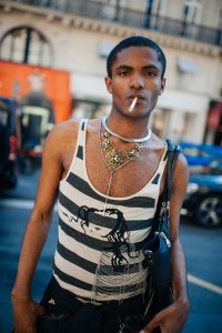 Street Style Accessory Trends at Paris Fashion Week Men’s Spring 2025: Layered Necklaces