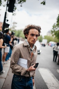 Street Style Accessory Trends at Paris Fashion Week Men’s Spring 2025: Scarves