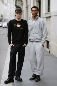 Street style at Milan Fashion Week Men's Spring 2025.