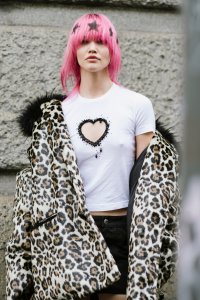 Street style at Milan Fashion Week Men's Spring 2025.